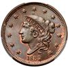 Image 2 : 1837 N-11 R1 Beaded Hair Cord, PCGS graded MS65 Brown, CAC Approved