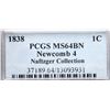 Image 4 : 1838 N-4 R2 PCGS graded MS64 Brown