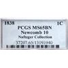 Image 4 : 1838 N-10 R1 PCGS graded MS65 Brown