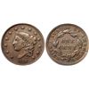Image 1 : 1839/6 N-1 R3+ Overdate 9 over 6, PCGS graded VF30, CAC Approved