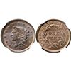 Image 1 : 1839 N-3 R1 Head of 1838, NGC graded MS64+ Brown, CAC Approved
