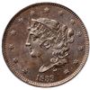 Image 2 : 1839 N-6 R2 Booby Head, PCGS graded MS66 Brown, CAC Approved
