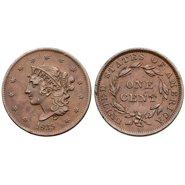 1839 N-12 R4+ Booby Head VF30