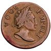 Image 2 : 1760 Nelson-3 VOOE POPULI  Hibernia-Voce Populi Halfpenny VF20