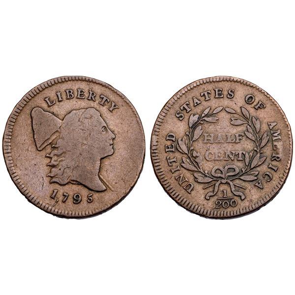 1795 C-2a R-3 Lettered Edge, Punctuated Date F12