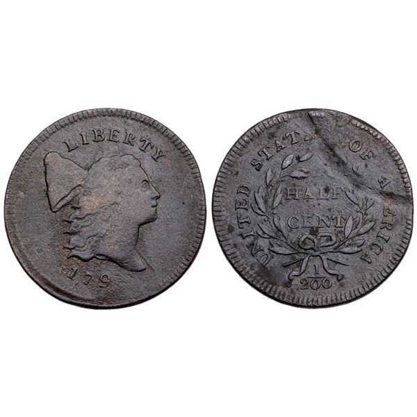 1795 C-3 R-5 Punctuated Date Plain Edge VG7