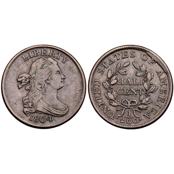 1804 C-7 R-4 Spiked Chin VF25