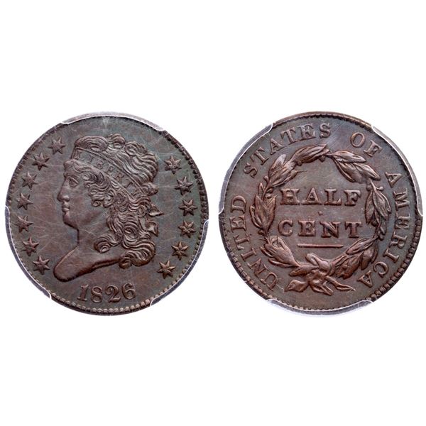 1826 C-2 R-3+ PCGS MS62BN