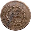 Image 3 : 1837 HT-73 Half Cent Worth of Pure Copper VF25