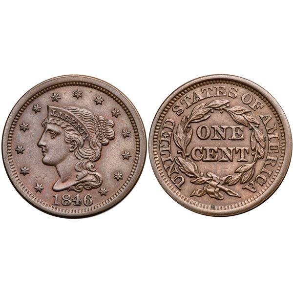 1846 N-11 Medium Date XF40