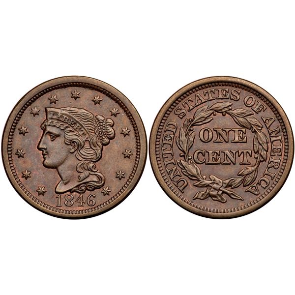 1846 N-12 R-1 Tall Date MS62