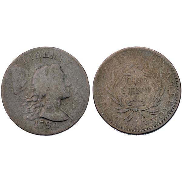 1794 S-20b R-5 Head of 1793, Edge of 1794 VG8