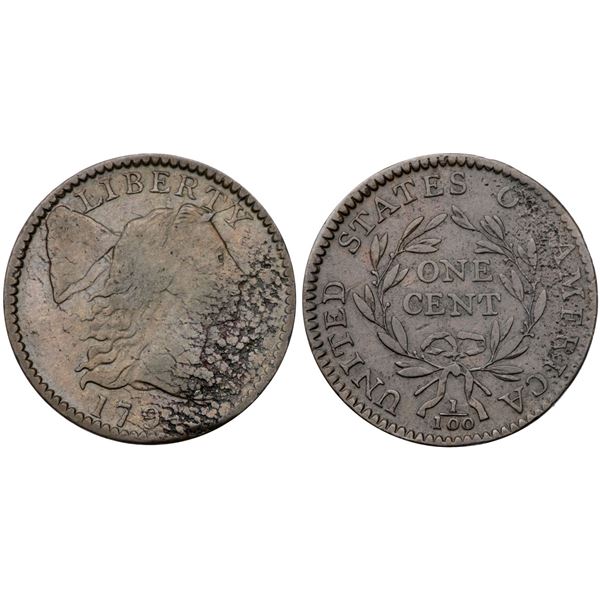 1794 S-72 R-2 Exact Head of 1795 VG8