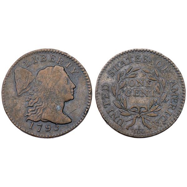 1795 S-74 R-4- Lettered Edge F15+