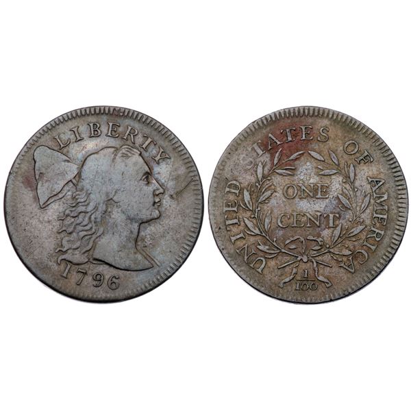 1796 S-86 R-5 Liberty Cap F12+