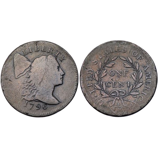 1796 S-90 R-5+ Liberty Cap VG8