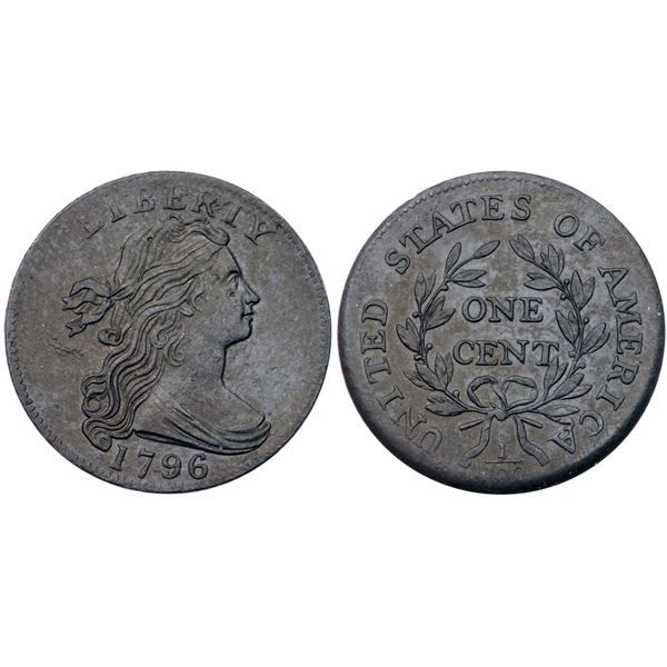 1796 S-94 R5+ Draped Bust VF30