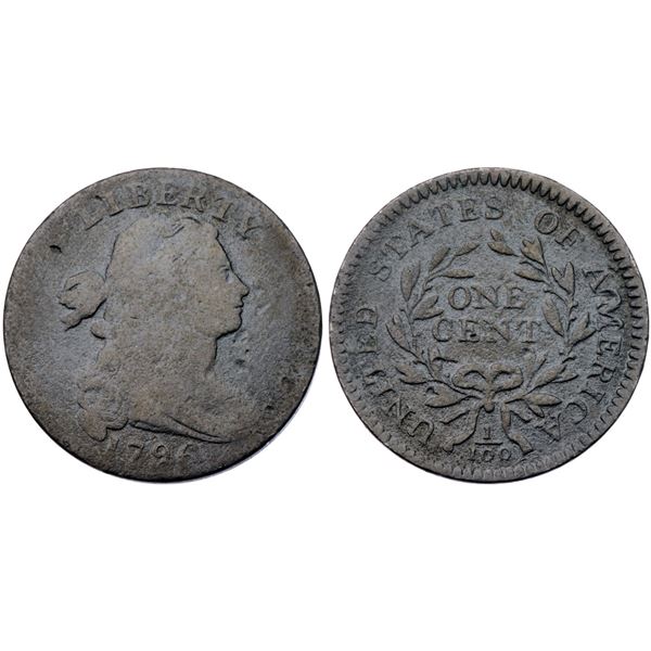 1796 S-107 R-5 Draped Bust G6