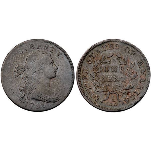 1796 S-115 R-3 Draped Bust F15