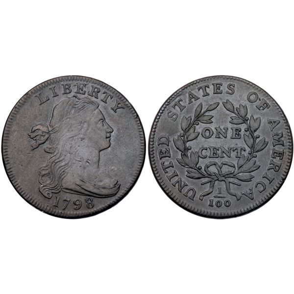 1798 S-161 R2 Small 8, Style I Hair VF20