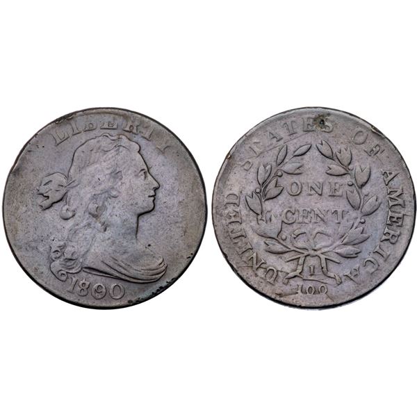 1800/79 S-193 R4 Overdate 80 over 79, Style II Hair VG10