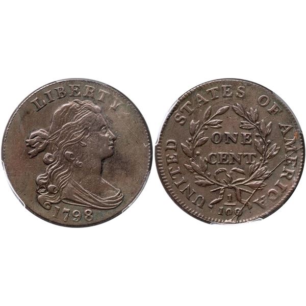 1798 S-186 R-2 PCGS XF Detail (Cleaned)