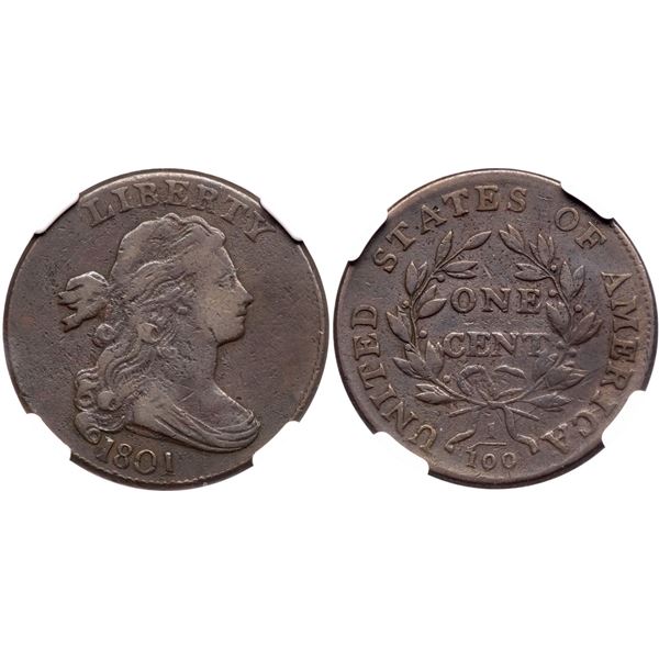 1801 S-215 R-4+ NGC VF25