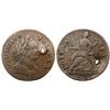 Image 1 : 1787 Vlack 21-II-87D R-4 Machin's Mills Halfpenny VF25 but Holed