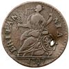 Image 3 : 1787 Vlack 21-II-87D R-4 Machin's Mills Halfpenny VF25 but Holed
