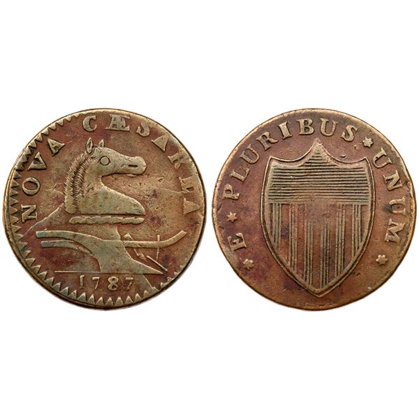 1787 Maris 31-L R-3 No Sprig Above Plow VF30