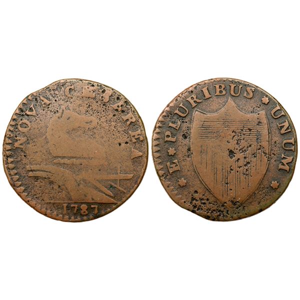 1787 Maris 33-U R-4 No Sprig Above Plow New Jersey VG7