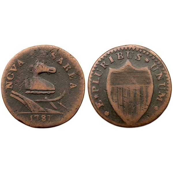 1787 Maris 44-d R-4 Sleigh Runner Variety New Jersey F12