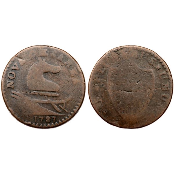 1787 Maris 45-e R-5- No Sprig Above Plow New Jersey G4+