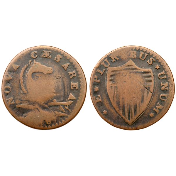 1787 Maris 46-e R-1 No Sprig Above Plow New Jersey VG10