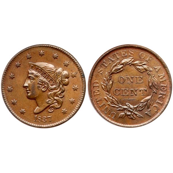 1837 N-14 R-2 ANACS AU58