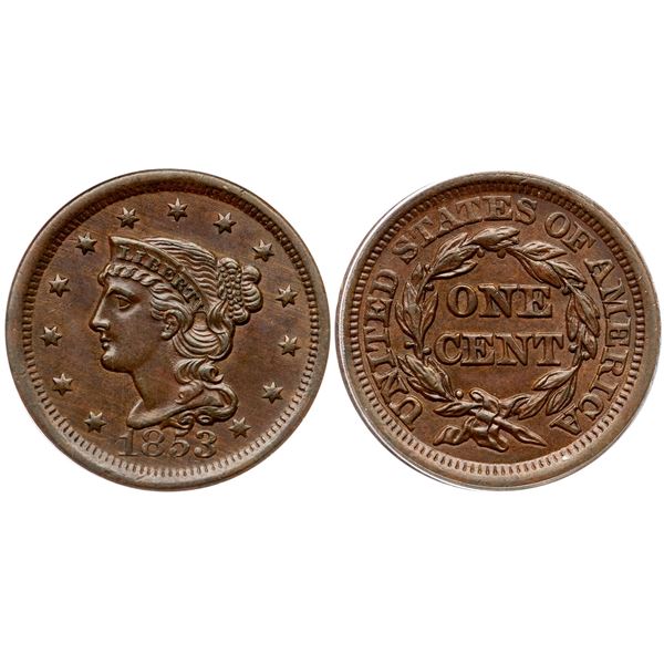 1853 N-25 R-1 ANACS AU58