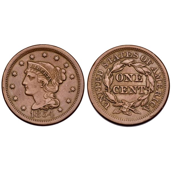1854 N-20 R-3 VF25+