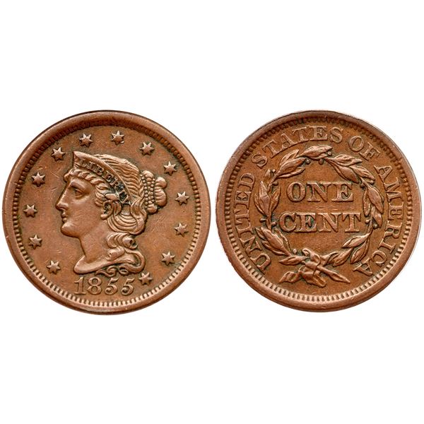 1855 N-9 R-1 Knob on Ear ANACS AU50