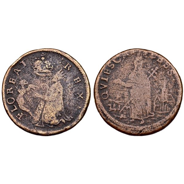 1670) Breen-199 St Patrick Halfpenny VG10