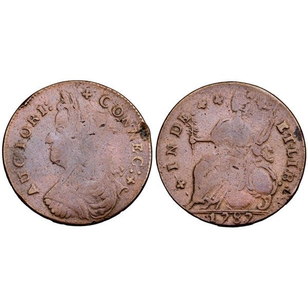 1787 Miller 38-GG R-4 AUCIORI Connecticut VG8