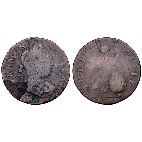 1788 RR-20 R-3 Bust Right Vermont G4