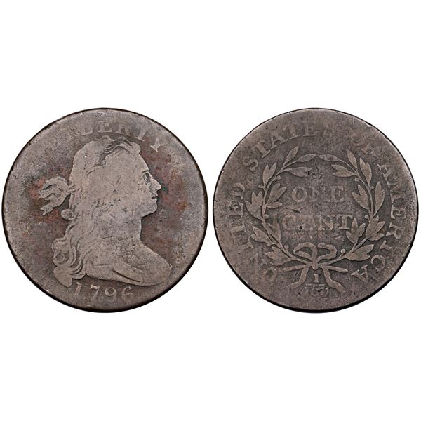 1796 S-95 R-5+ Draped Bust AG3+