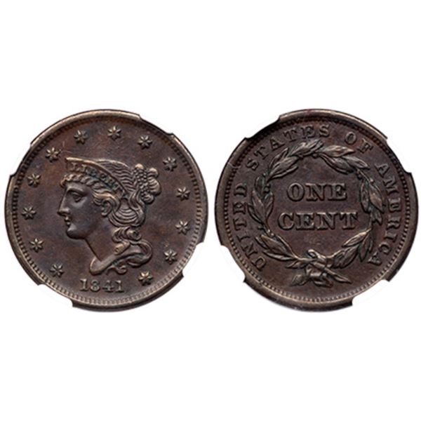 1841 N-6 R-1 NGC AU53