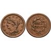 Image 1 : 1851 Braided Hair Cent VF20