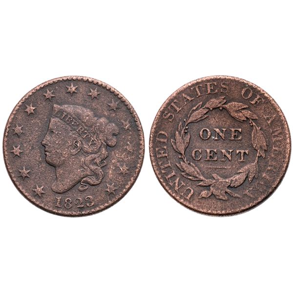 Pair of 1803 & 1823/2 Large Cents