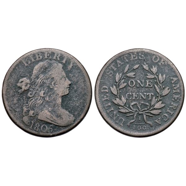 Pair of 1801 & 1805 Large Cents