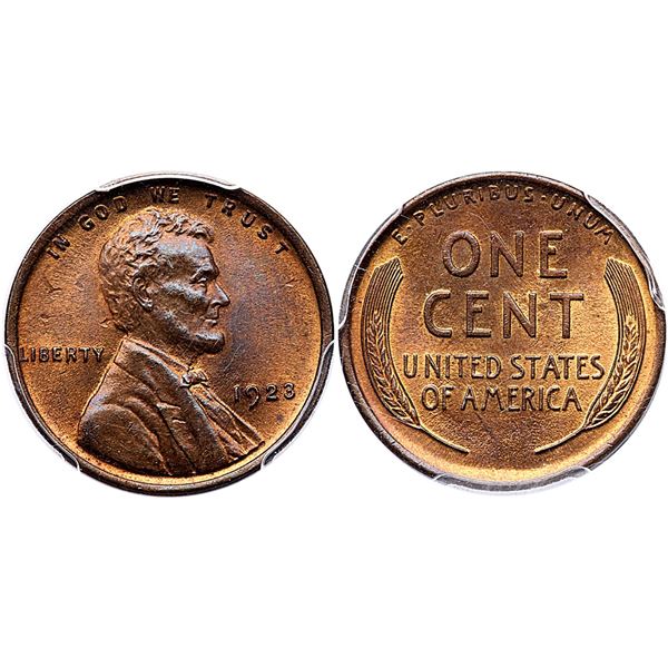 1923 Lincoln Wheat Cent PCGS MS64RB
