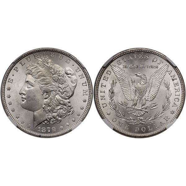 1879 Morgan Silver Dollar NGC MS65