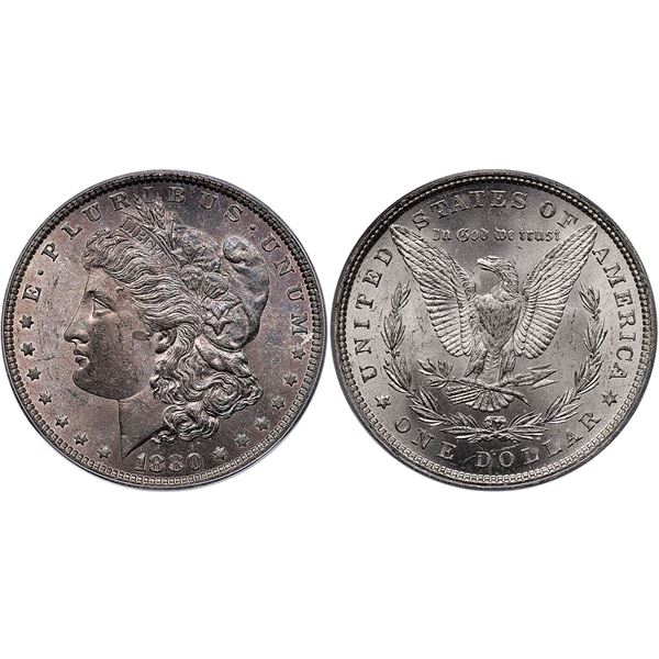 1880 Morgan Silver Dollar ICG MS65