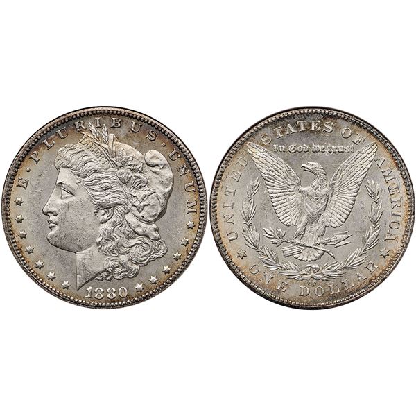 1880/79-CC VAM-4 TOP-100 Reverse of 78 Morgan Silver Dollar ANACS MS62